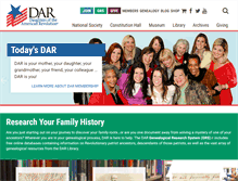Tablet Screenshot of dar.org